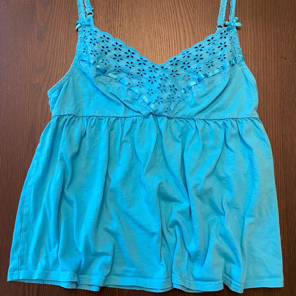 VS cotton lace sleep top